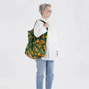 Baggu Big Reusable Bag Orange Tree Coral
